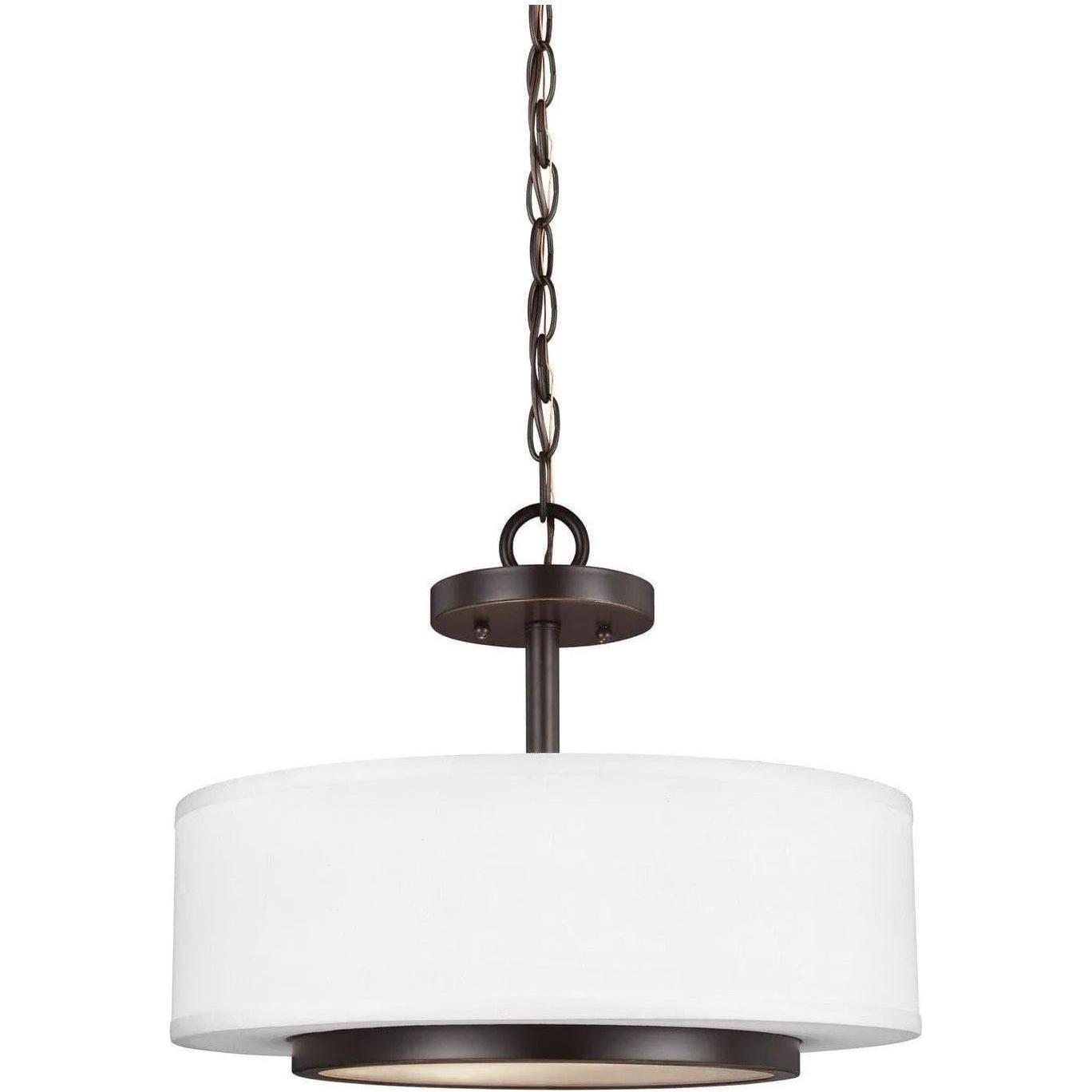 Generation Lighting - Nance Semi-Flush Convertible Pendant - 7728002-710 - Canada Light Shop