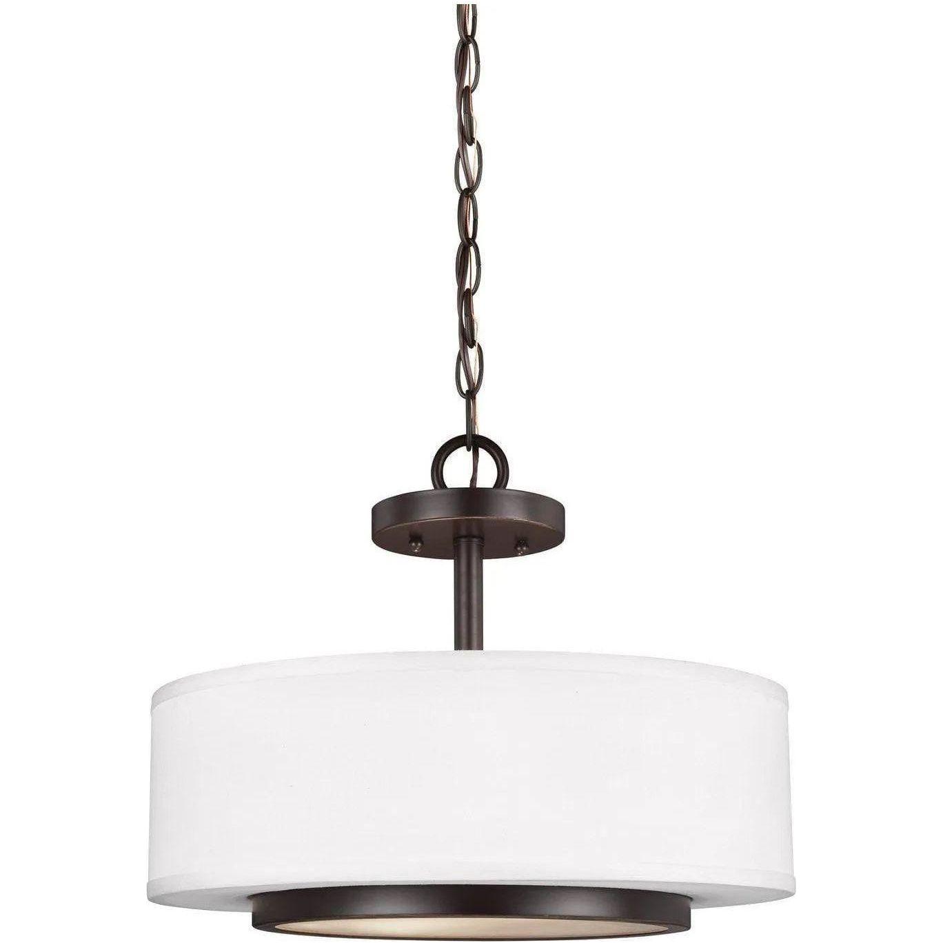 Generation Lighting - Nance Semi-Flush Convertible Pendant - 7728002-710 - Canada Light Shop
