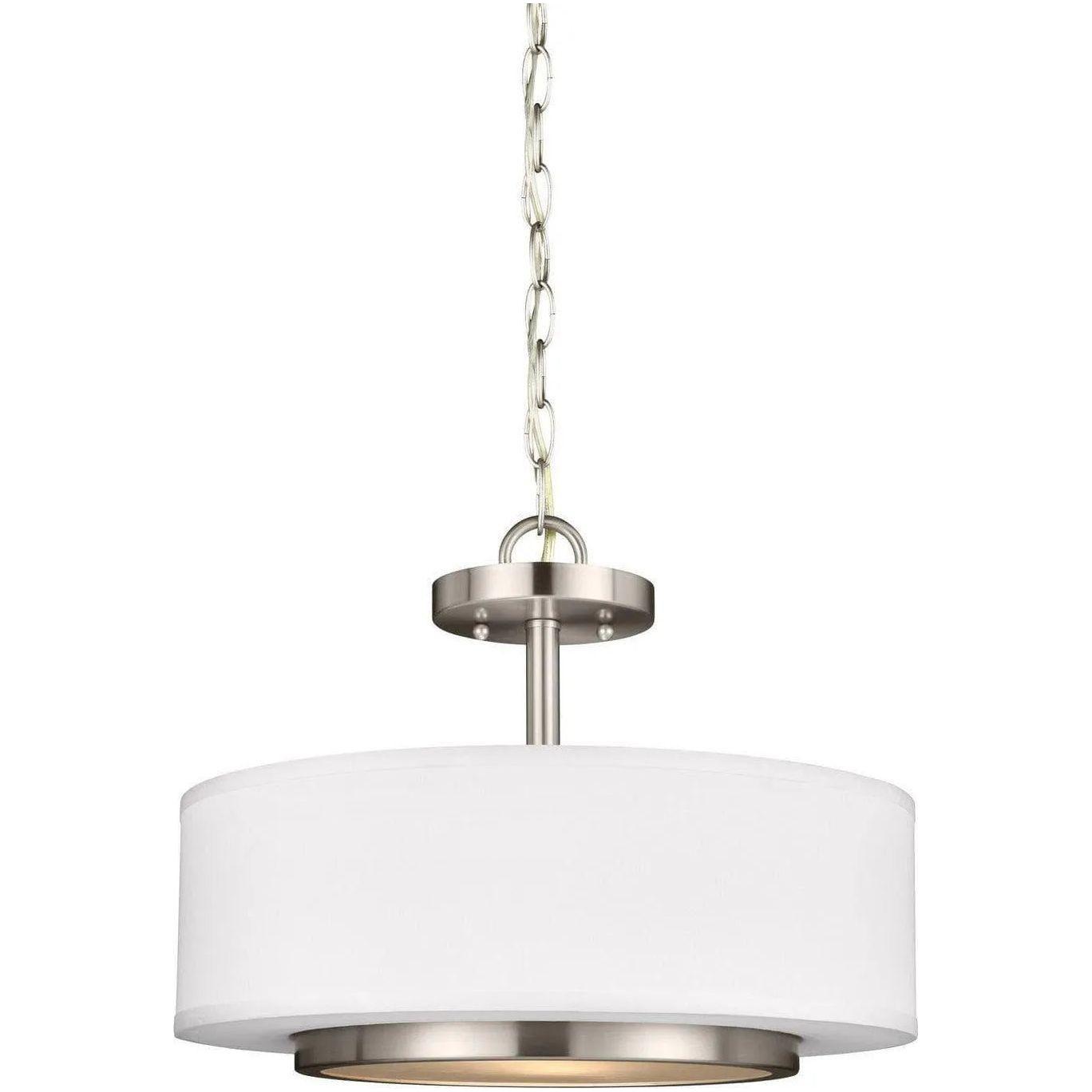 Generation Lighting - Nance Semi-Flush Convertible Pendant - 7728002-962 - Canada Light Shop