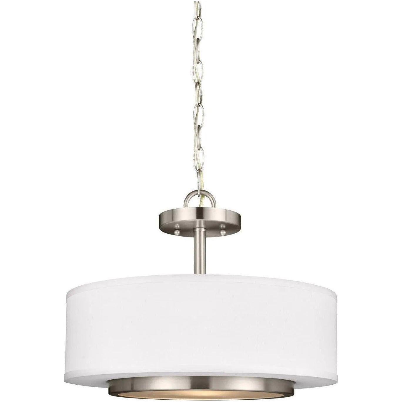 Generation Lighting - Nance Semi-Flush Convertible Pendant - 7728002EN3-710 - Canada Light Shop
