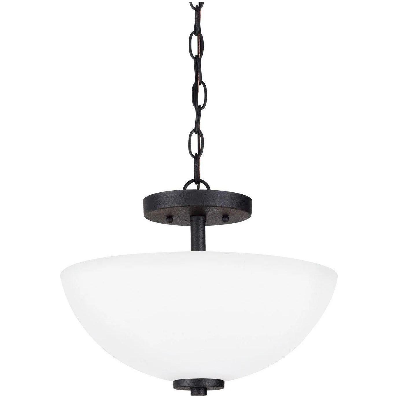 Generation Lighting - Oslo Semi-Flush Convertible Pendant - 77160-05 - Canada Light Shop