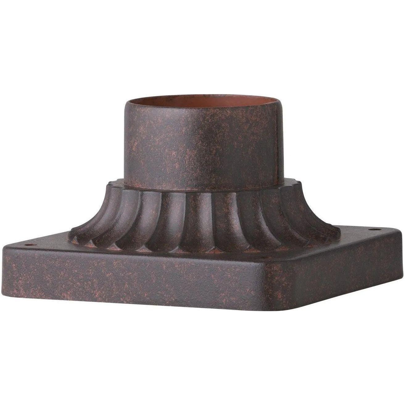 Generation Lighting - Outdoor Pier Mounts Pier Mount Base - PIER MT-BK - Canada Light Shop