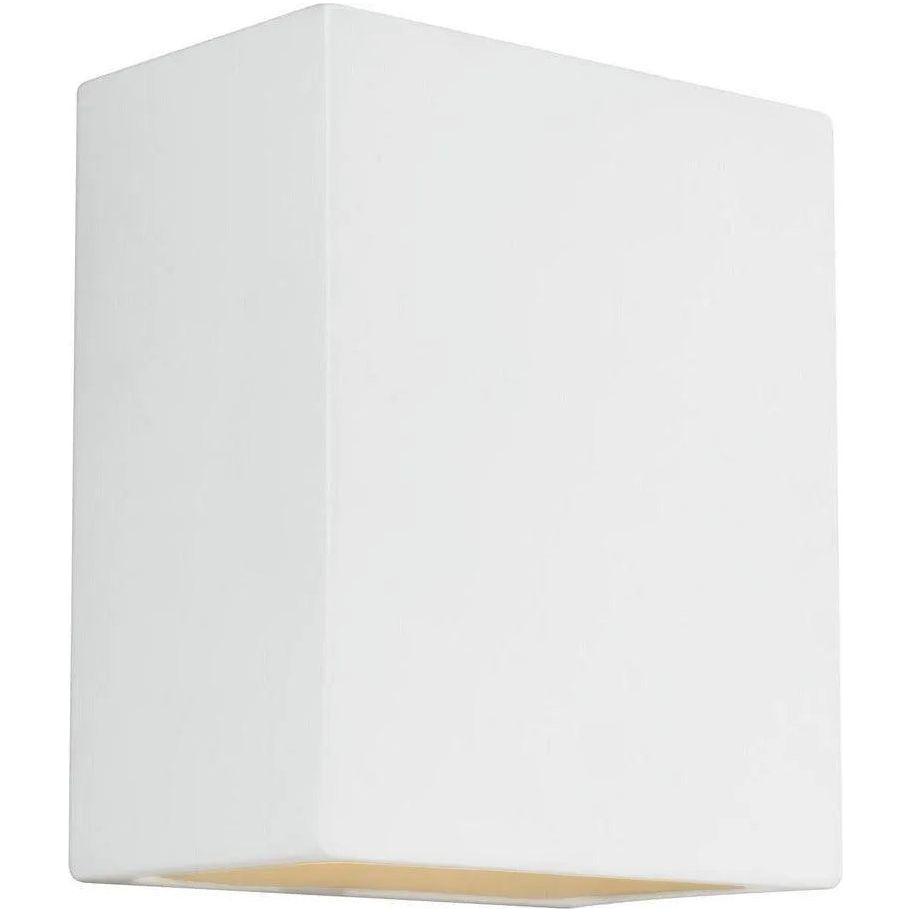 Generation Lighting - Paintable Ceramic Square Outdoor Wall Lantern - 8304801-714 - Canada Light Shop