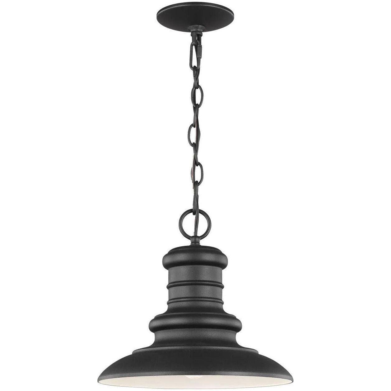 Generation Lighting - Redding Station Outdoor Pendant - OL8904TXB - Canada Light Shop
