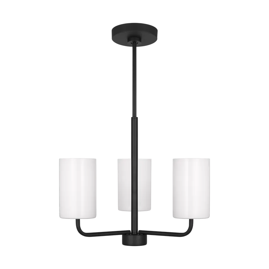 Generation Lighting - Rhett Chandelier - GLC1003EN3/MBK - Canada Light Shop