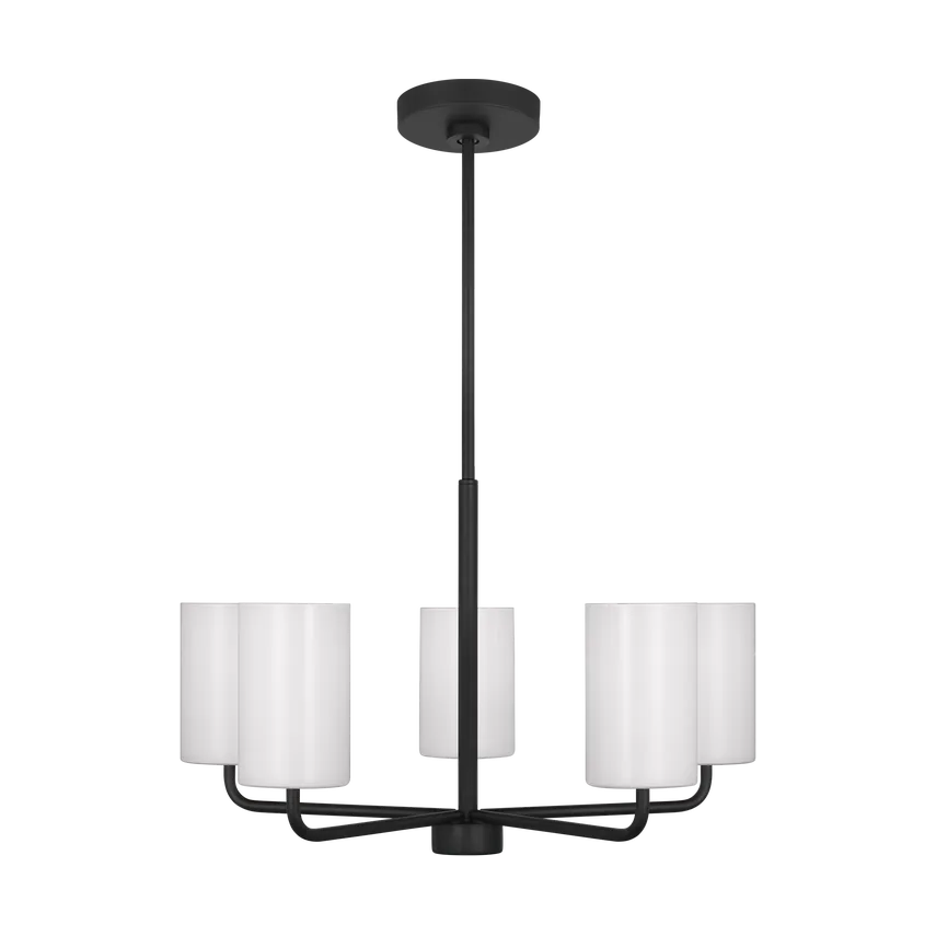 Generation Lighting - Rhett Chandelier - GLC1015EN3/MBK - Canada Light Shop