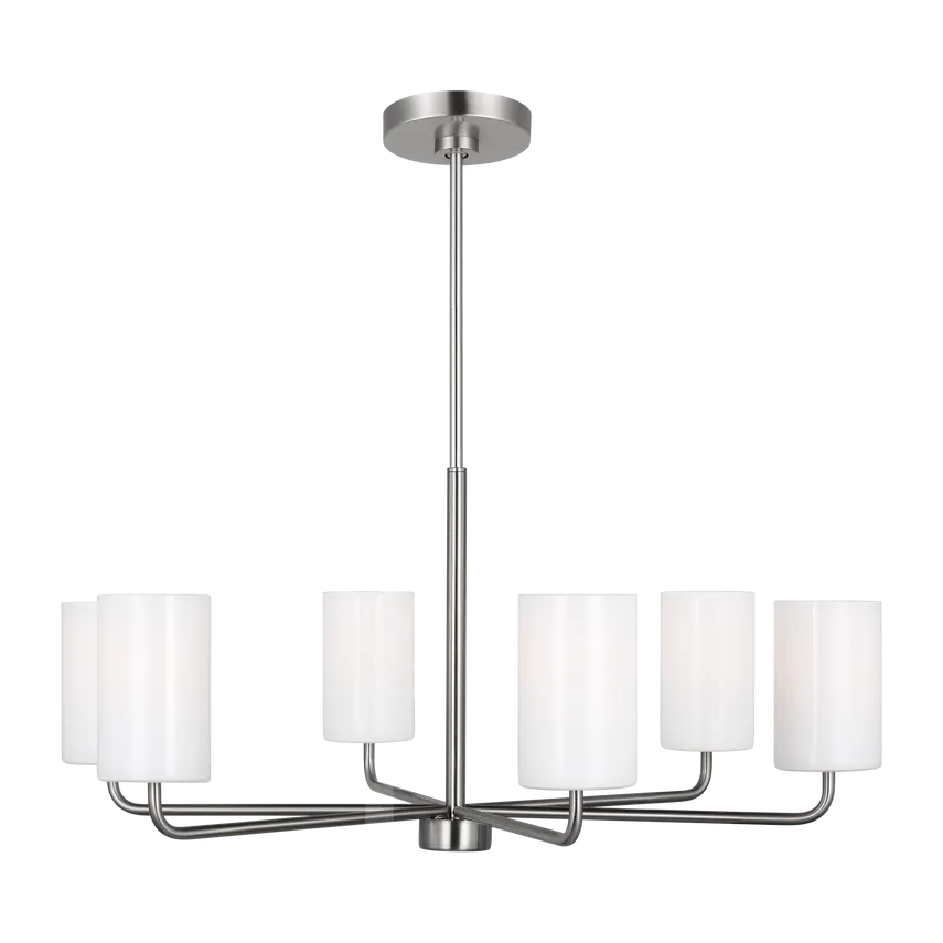 Generation Lighting - Rhett Chandelier - GLC1026EN3/BS - Canada Light Shop