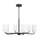 Generation Lighting - Rhett Chandelier - GLC1026EN3/MBK - Canada Light Shop