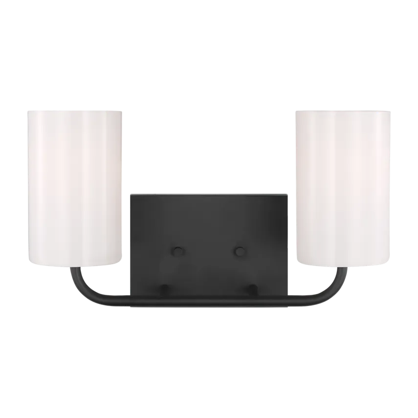 Generation Lighting - Rhett Medium Vanity - GLV1002MBK - Canada Light Shop