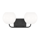 Generation Lighting - Rory Medium Vanity - GLV1012MBK - Canada Light Shop