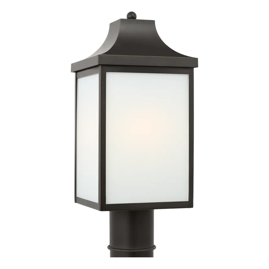 Generation Lighting - Saybrook Post Mount - GLO1051ANBZ - Canada Light Shop