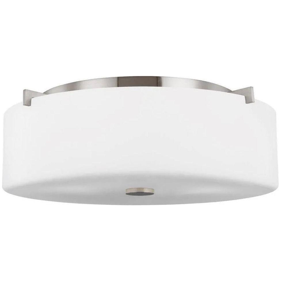 Generation Lighting - Sunset Drive Flush Mount - FM312BS - Canada Light Shop