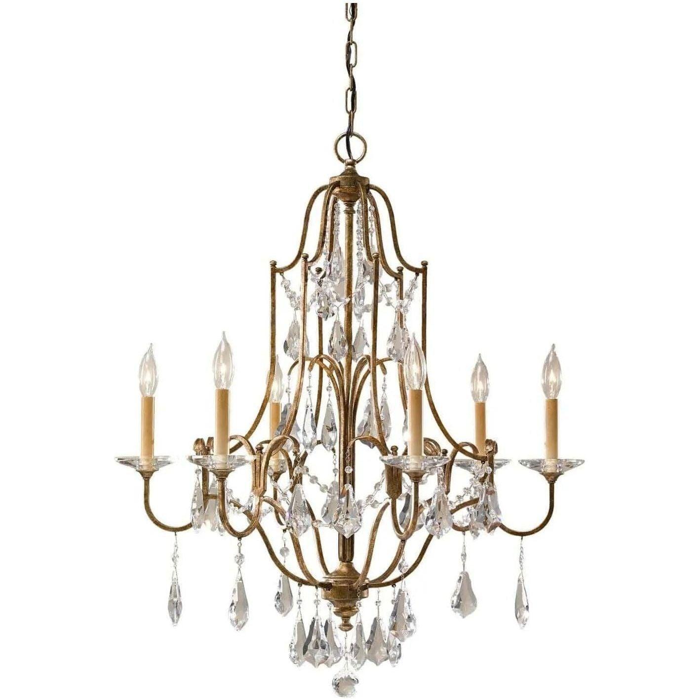 Generation Lighting - Valentina Chandelier - F2478/6OBZ - Canada Light Shop