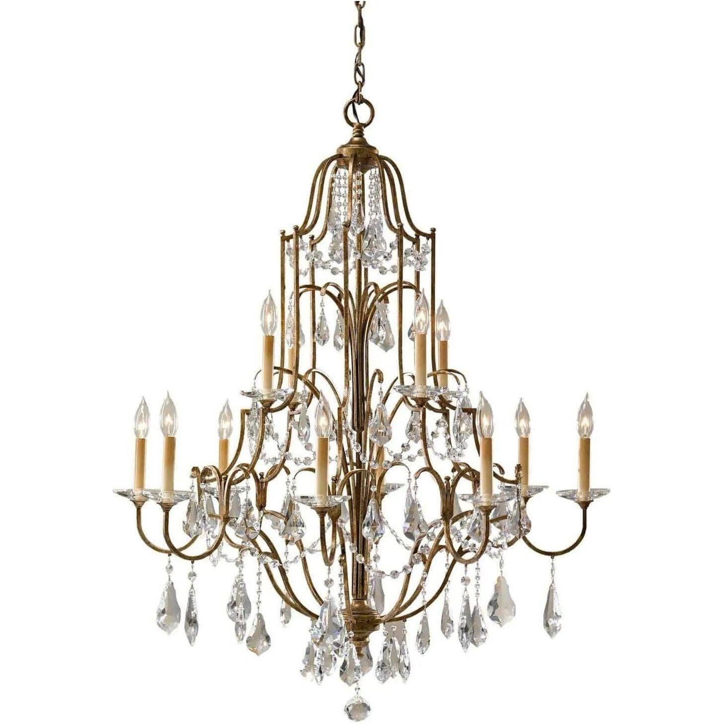 Generation Lighting - Valentina Chandelier - F2479/8+4OBZ - Canada Light Shop