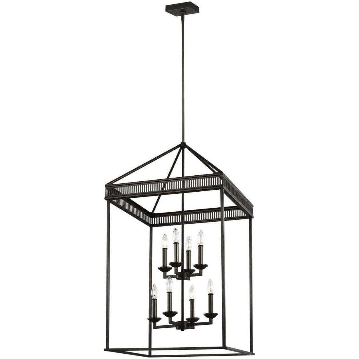 Generation Lighting - Woodruff Chandelier - F3276/8ANBZ - Canada Light Shop