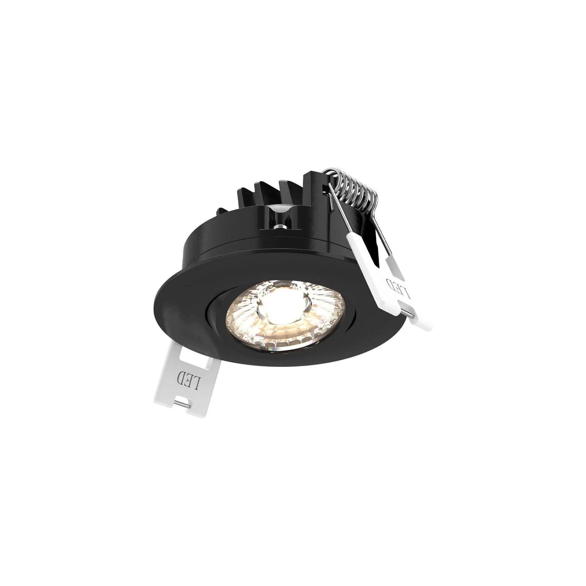 DALS Lighting - GMB 2" LED Round Gimbal - GMB2-CC-BK - Canada Light Shop