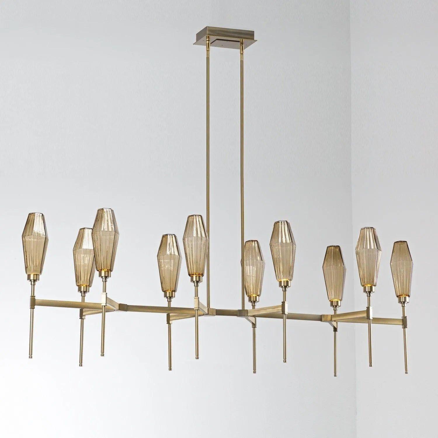 Hammerton Studio - Aalto Linear Belvedere Suspension, 67-Inch - PLB0049-67-BS-RA-001-L1 - Canada Light Shop