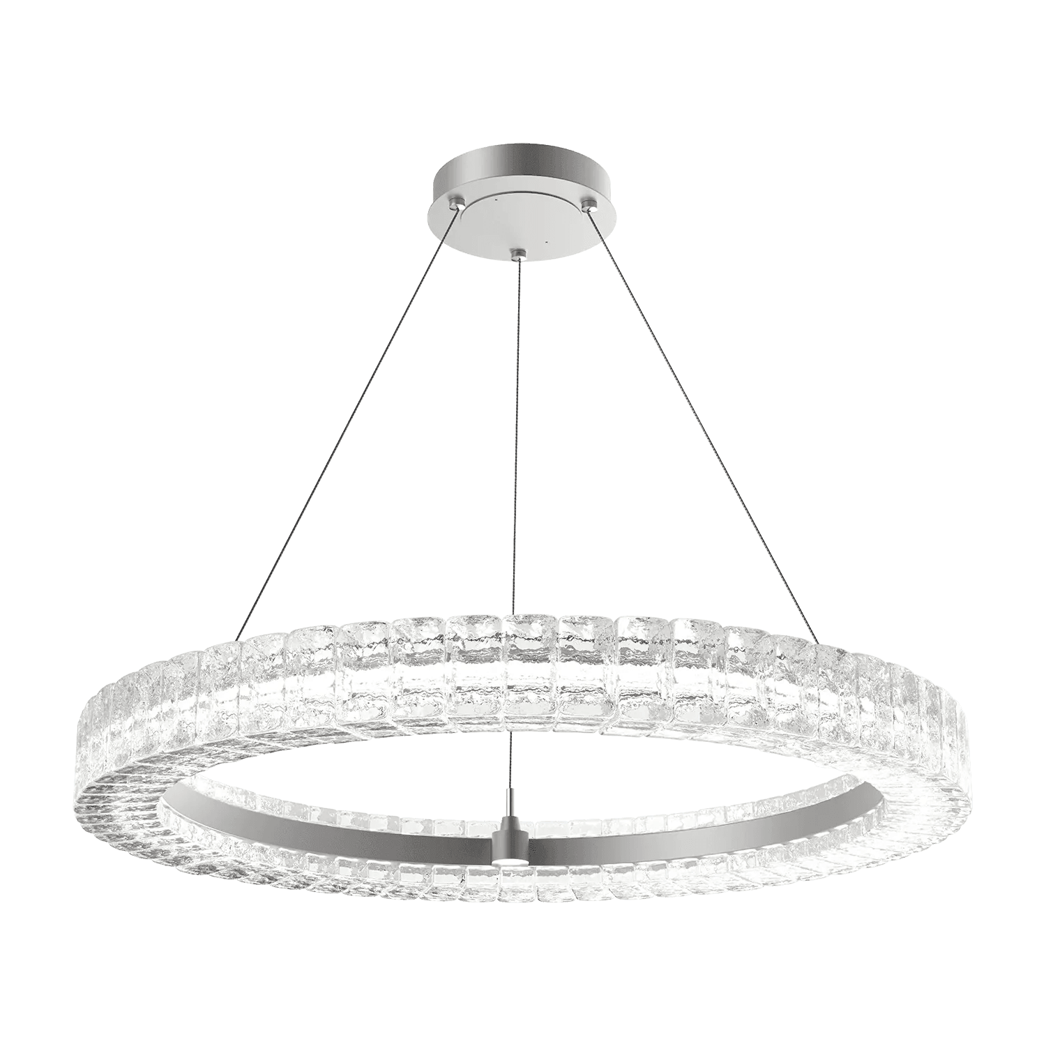 Hammerton Studio - Asscher Ring Chandelier - CHB0080-36-BS-AC-CA1-L3 - Canada Light Shop