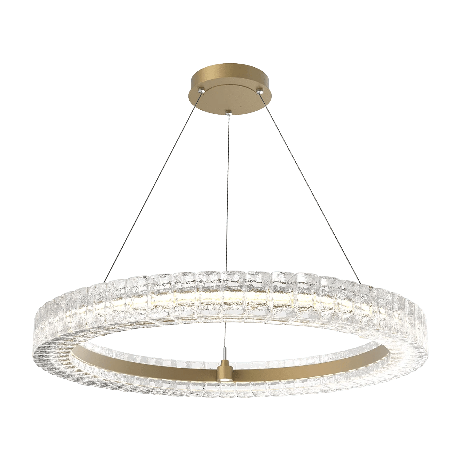 Hammerton Studio - Asscher Ring Chandelier - CHB0080-36-GB-AC-CA1-L3 - Canada Light Shop