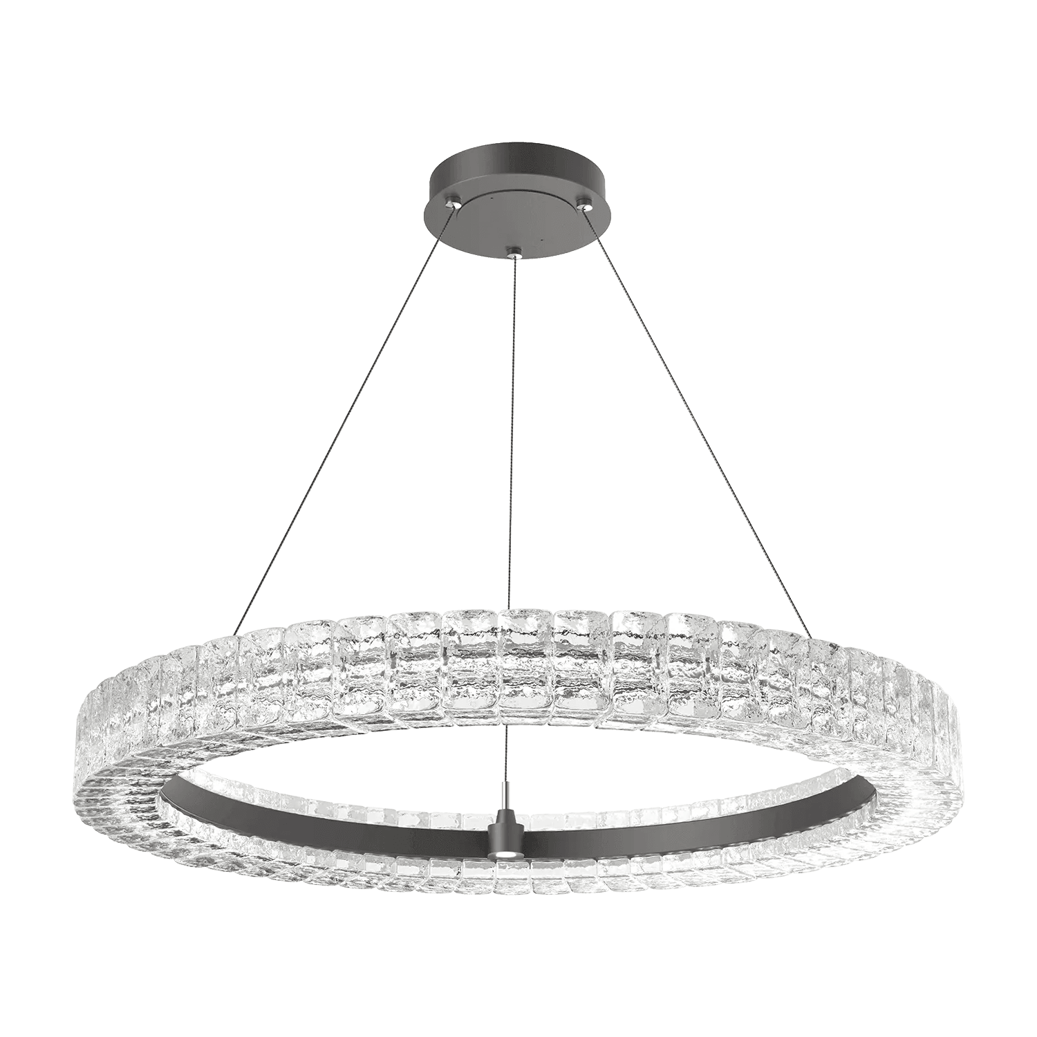 Hammerton Studio - Asscher Ring Chandelier - CHB0080-36-GP-AC-CA1-L3 - Canada Light Shop
