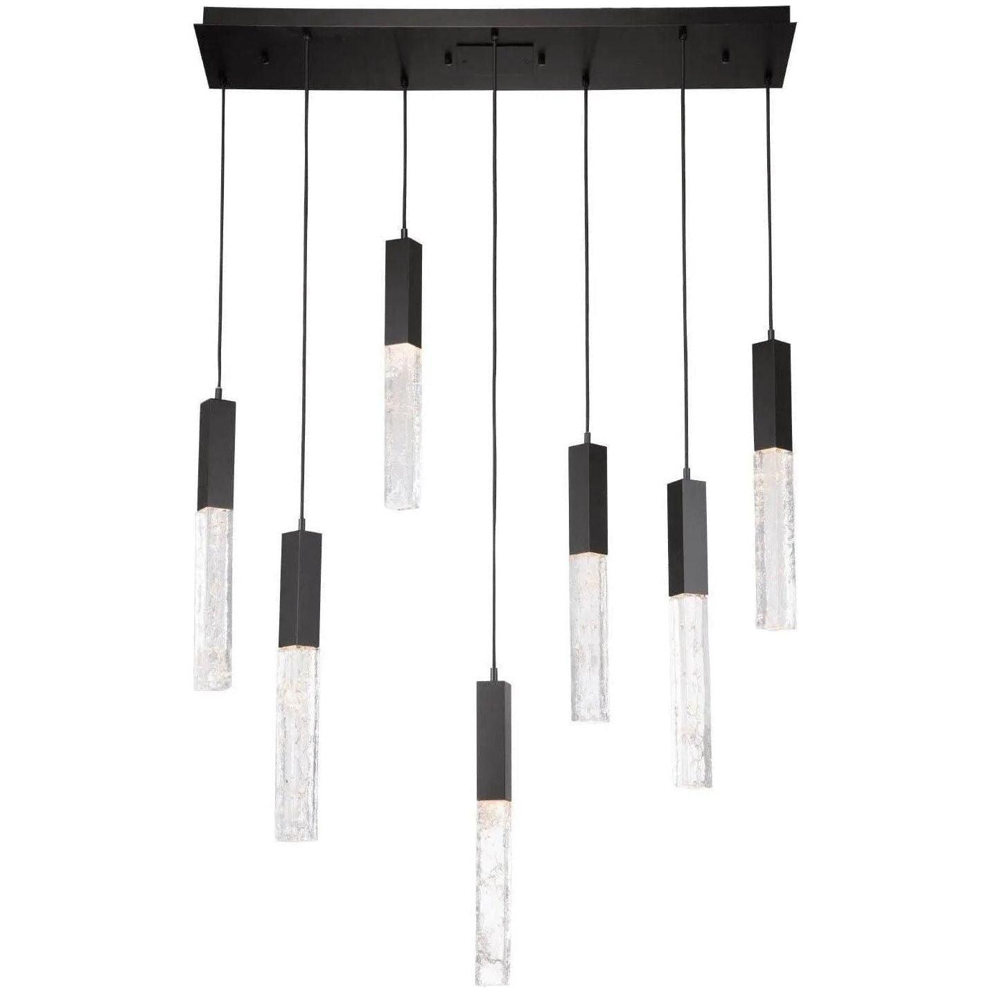 Hammerton Studio - Axis Linear Multi-Port, 7-Light - PLB0060-07-BS-GC-C01-L1 - Canada Light Shop