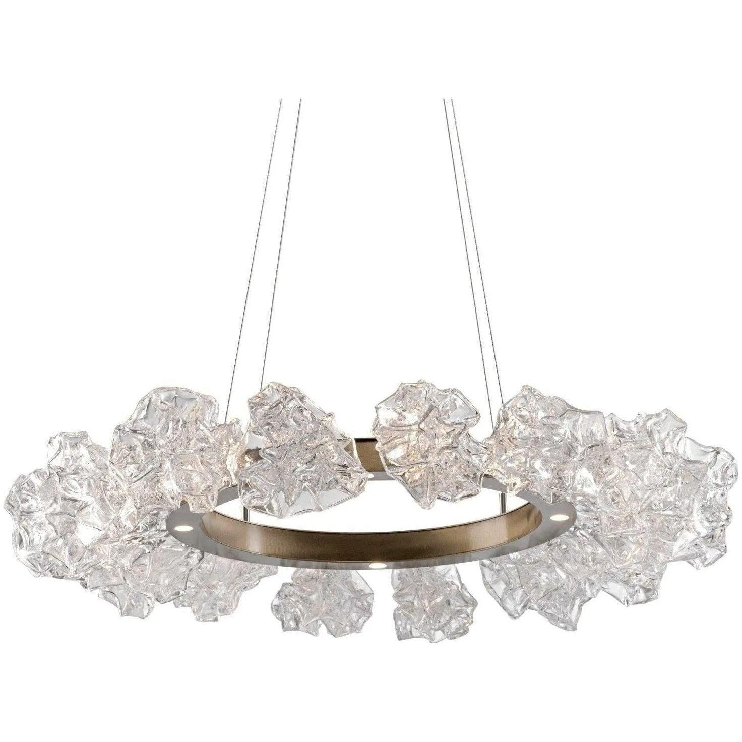 Hammerton Studio - Blossom Ring Chandelier, 36-Inch - CHB0059-36-HB-BC-CA1-L1 - Canada Light Shop