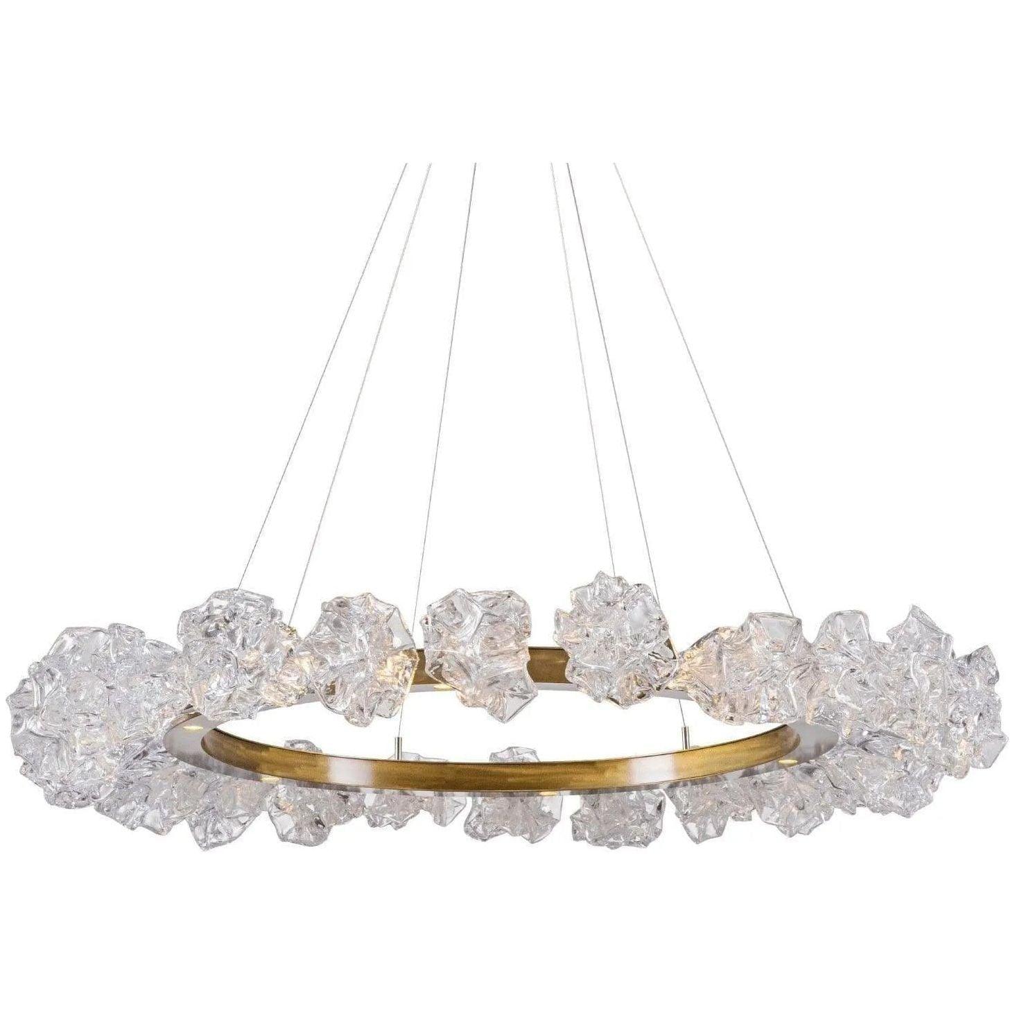 Hammerton Studio - Blossom Ring Chandelier, 50-Inch - CHB0059-50-HB-BC-CA1-L1 - Canada Light Shop