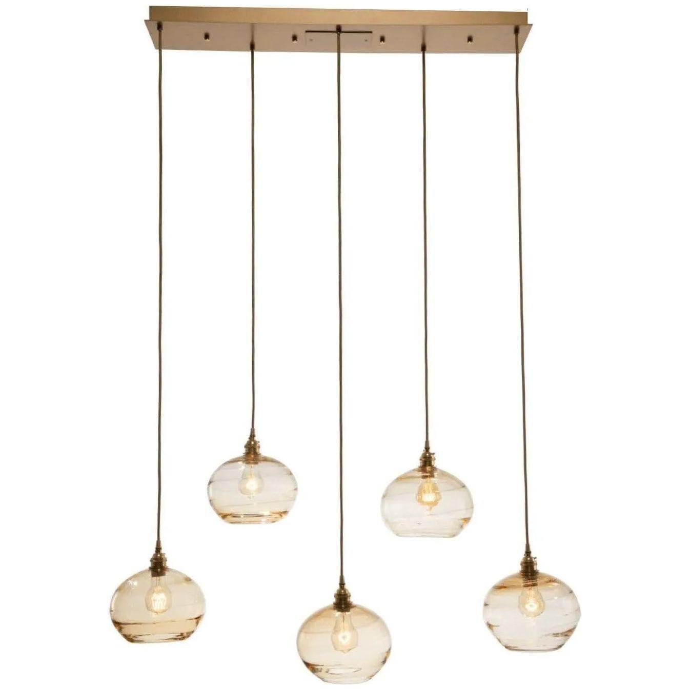 Hammerton Studio - Coppa Linear Multi-Port, 5-Light - PLB0036-05-BS-OA-C01-E2 - Canada Light Shop