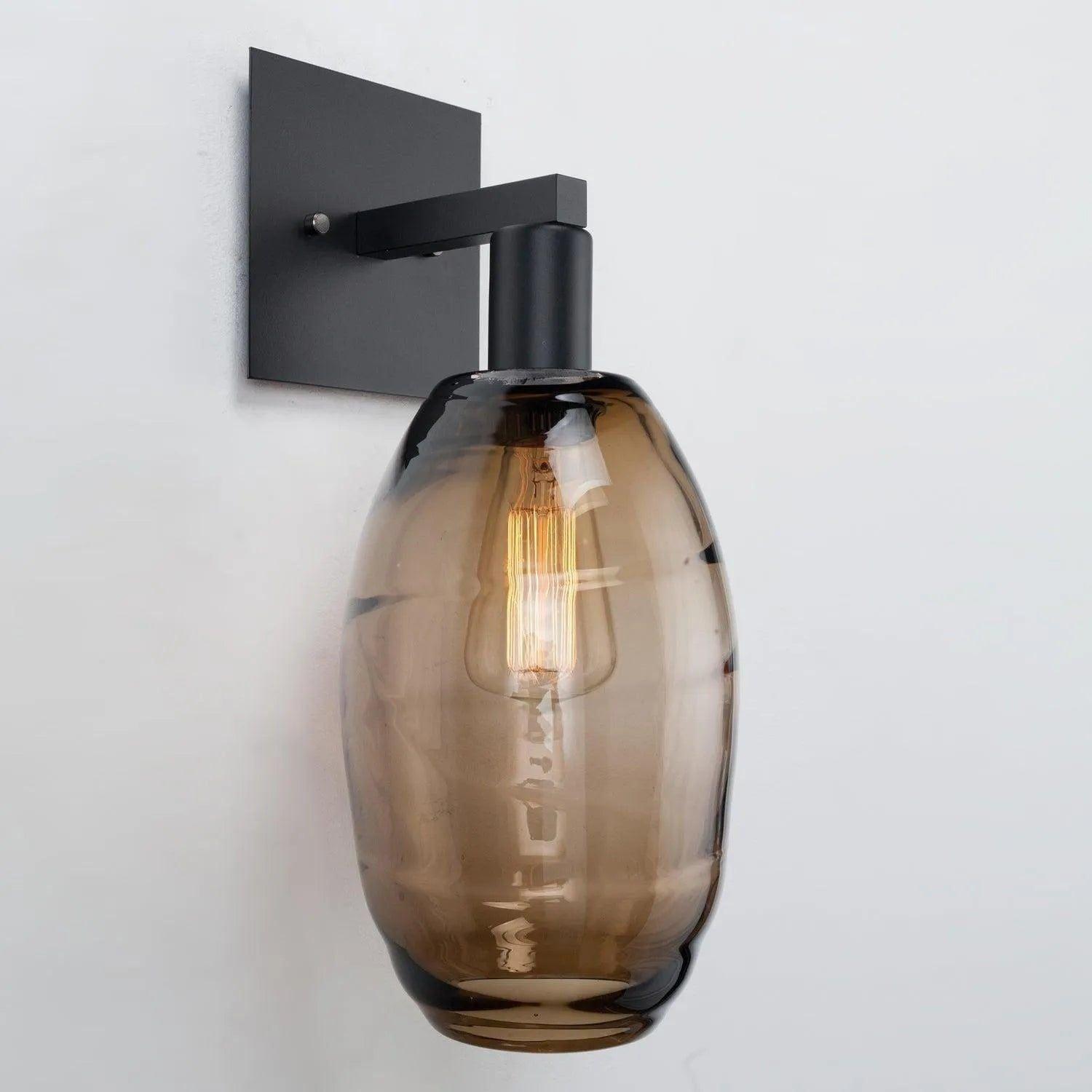 Hammerton Studio - Ellisse Indoor Sconce - IDB0035-16-MB-OB-E2 - Canada Light Shop