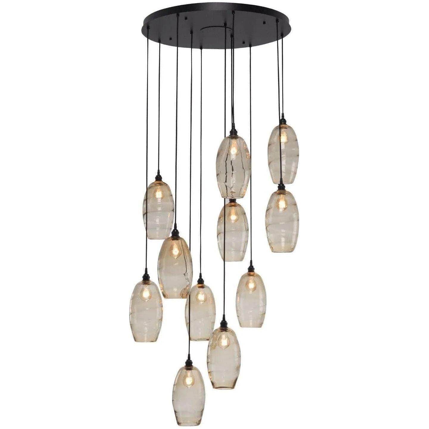 Hammerton Studio - Ellisse Round Multi-Port, 11-Light - CHB0035-11-BS-OA-C01-E2 - Canada Light Shop