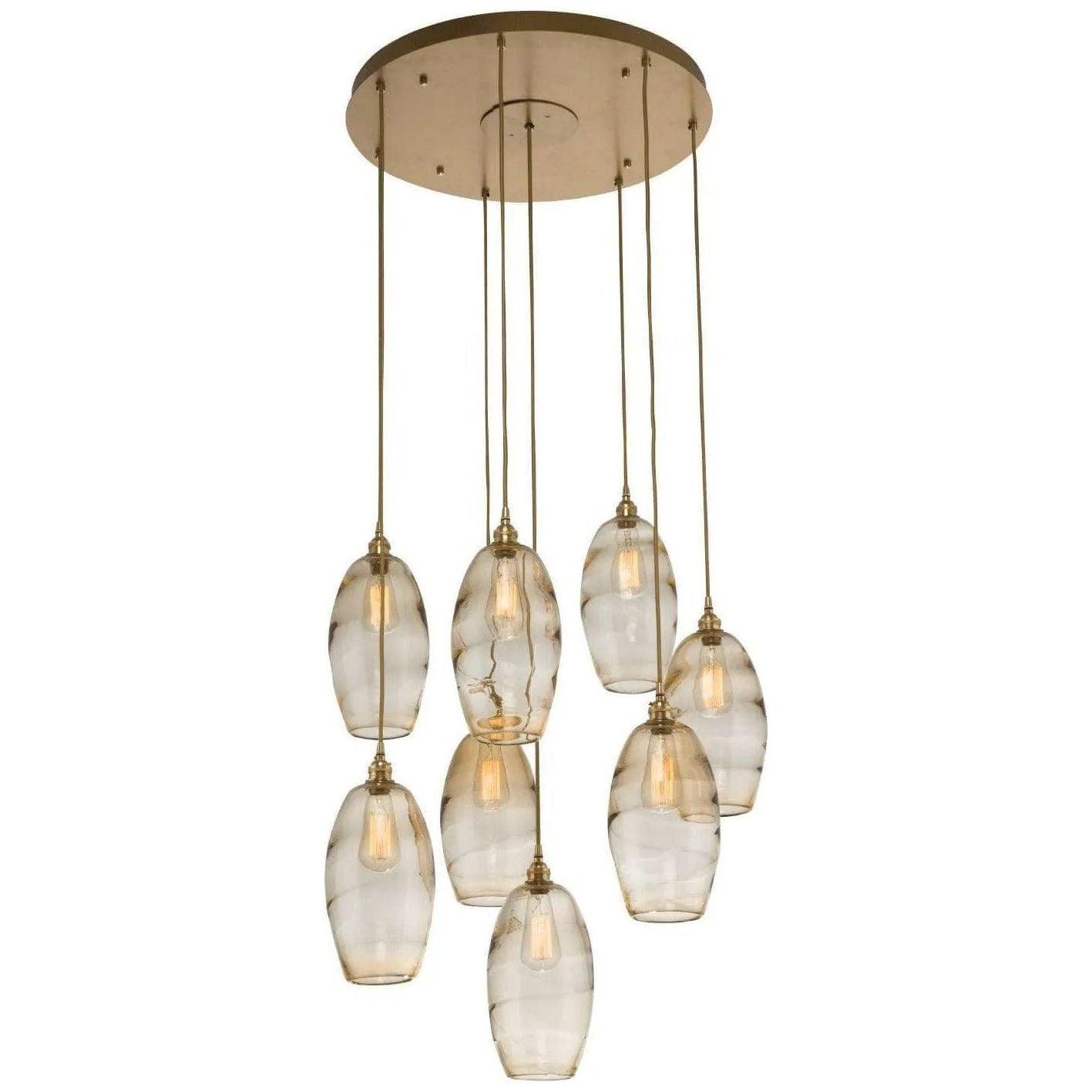 Hammerton Studio - Ellisse Round Multi-Port, 8-Light - CHB0035-08-BS-OA-C01-E2 - Canada Light Shop