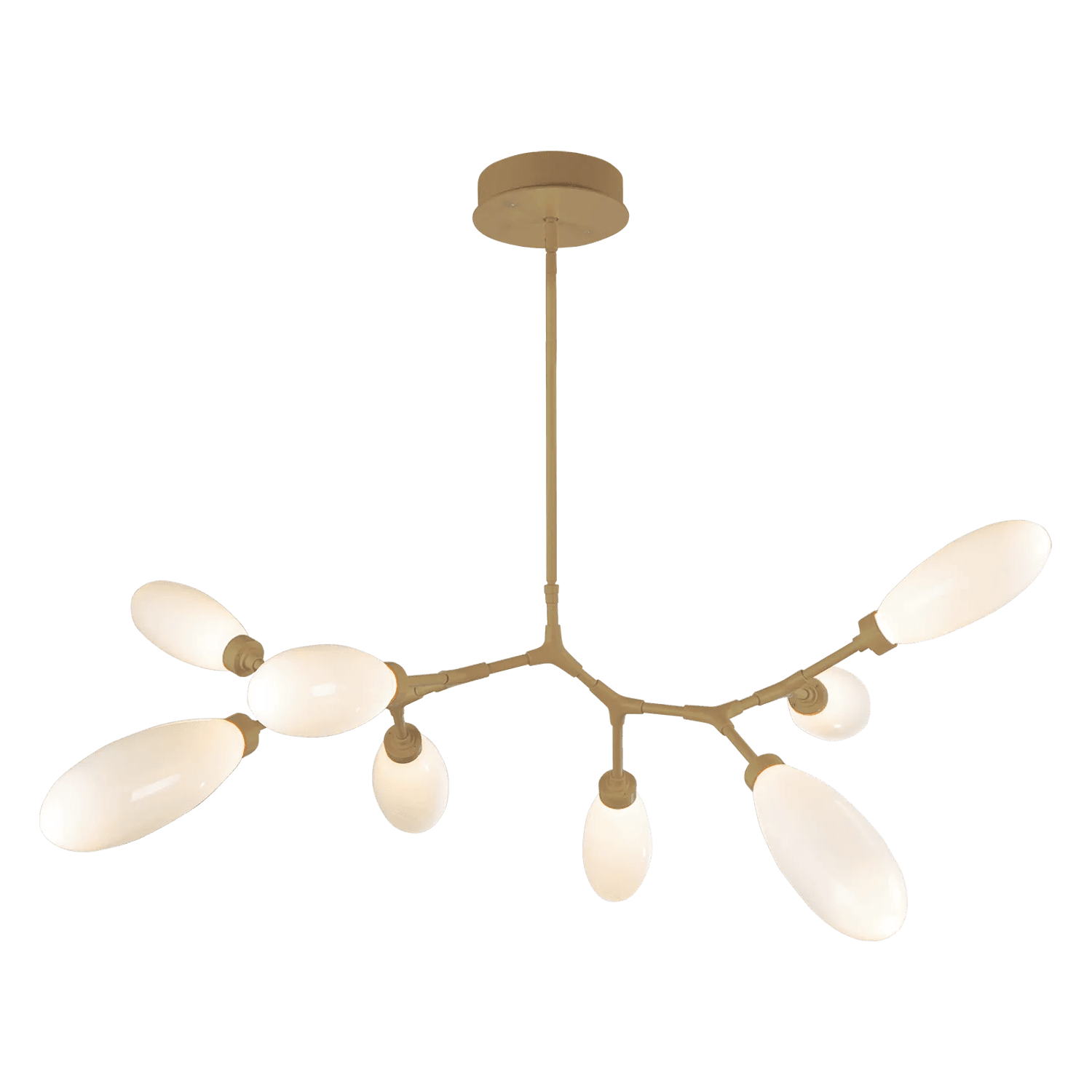 Hammerton Studio - Fiori Modern Branch, 8-Light - PLB0071-BB-GB-WL-001-L3 - Canada Light Shop