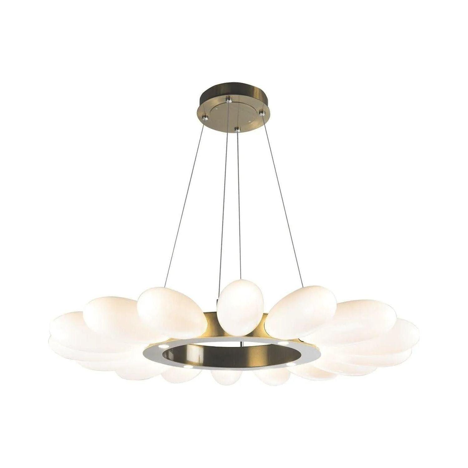 Hammerton Studio - Fiori Ring Chandelier - CHB0071-39-HB-WL-CA1-L3 - Canada Light Shop