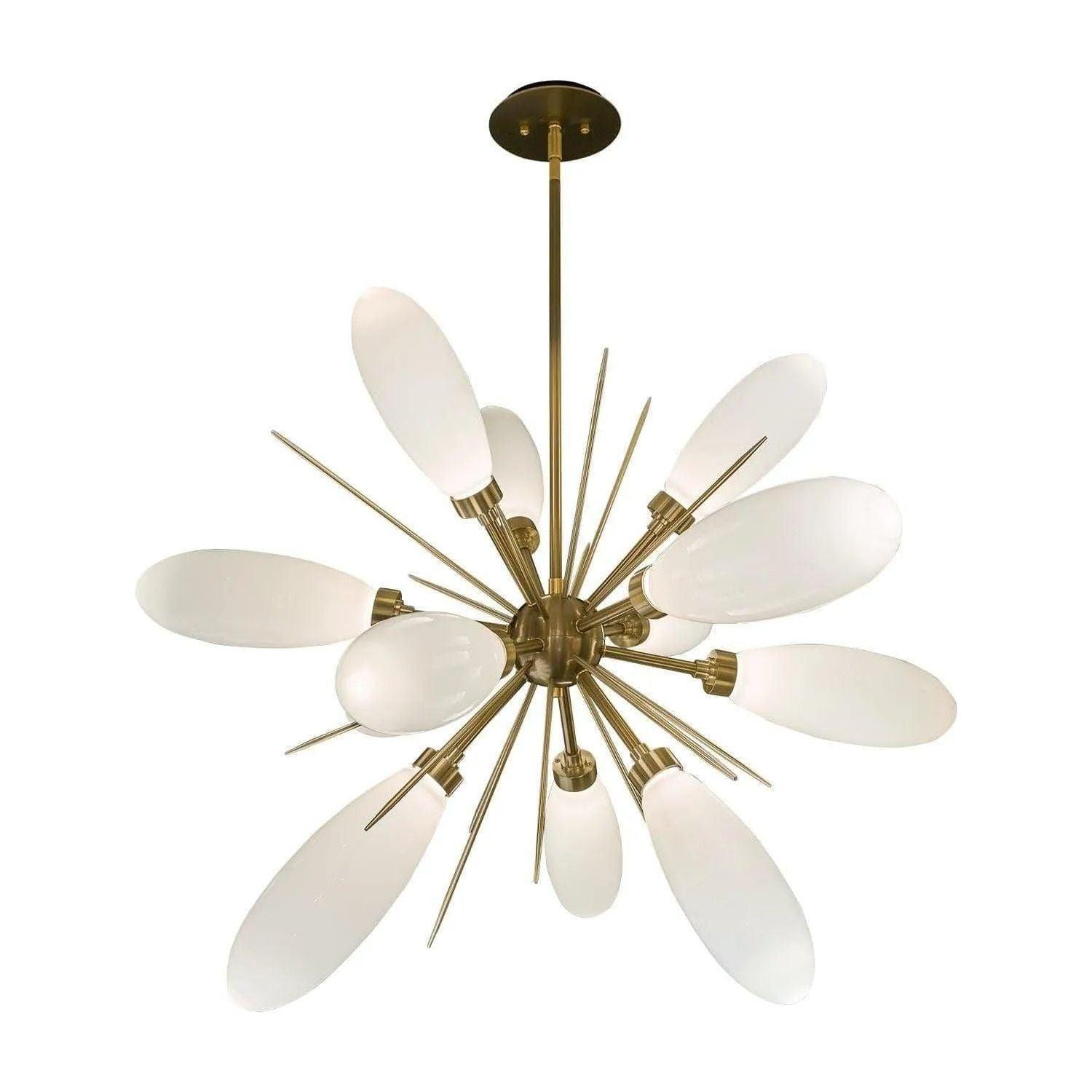 Hammerton Studio - Fiori Round Starburst Chandelier - CHB0071-0A-HB-WL-001-L3 - Canada Light Shop