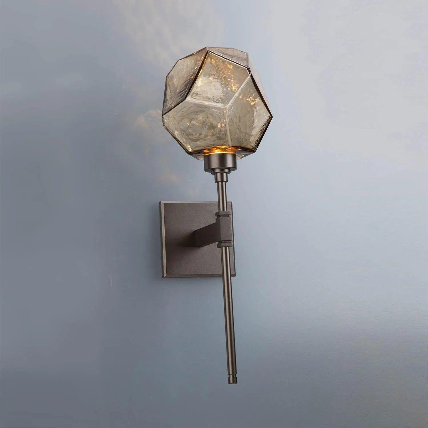 Hammerton Studio - Gem Indoor Belvedere Sconce - IDB0039-08-FB-B-L1 - Canada Light Shop