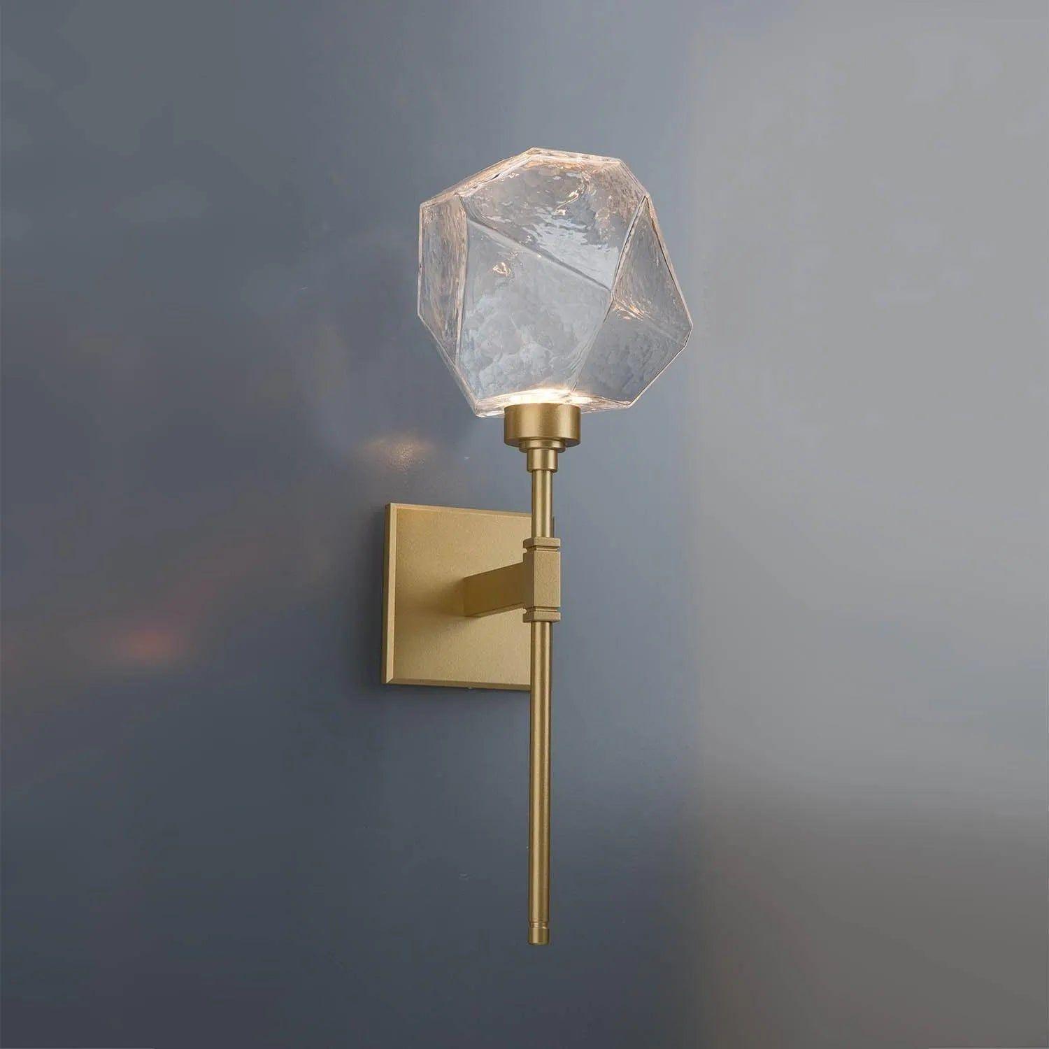 Hammerton Studio - Gem Indoor Belvedere Sconce - IDB0039-08-GB-C-L1 - Canada Light Shop