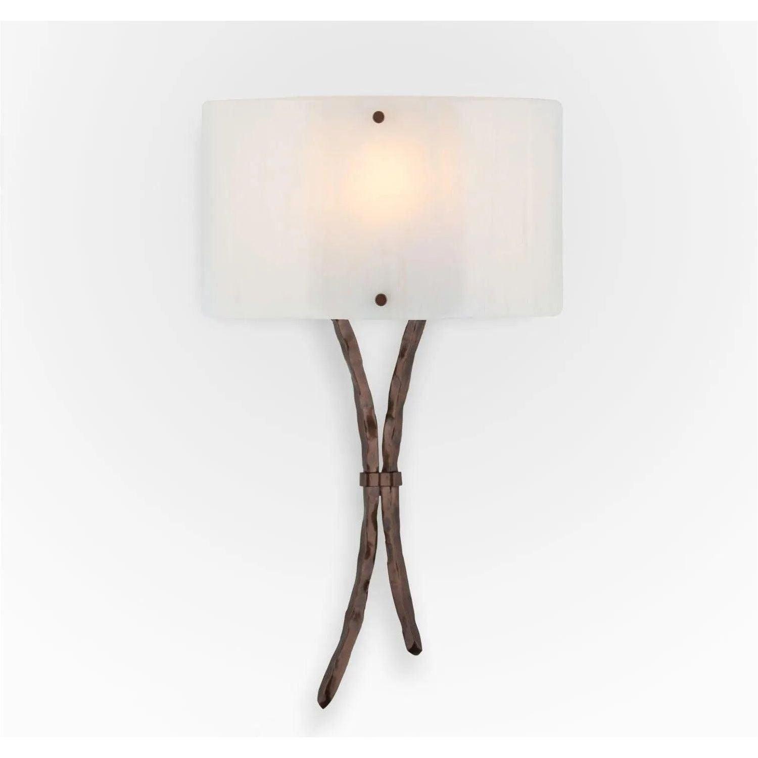 Hammerton Studio - Ironwood Sprout Cover Sconce - CSB0032-0B-RB-IW-E2 - Canada Light Shop