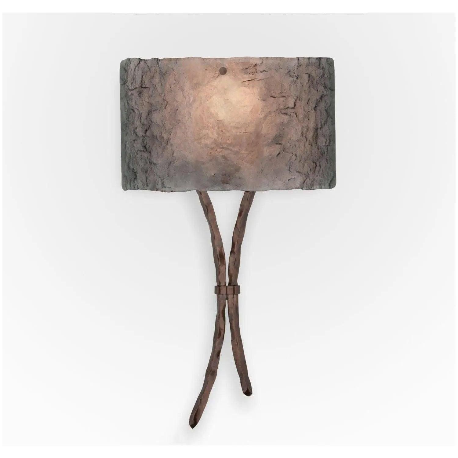 Hammerton Studio - Ironwood Sprout Cover Sconce - CSB0032-0B-RB-SG-E2 - Canada Light Shop