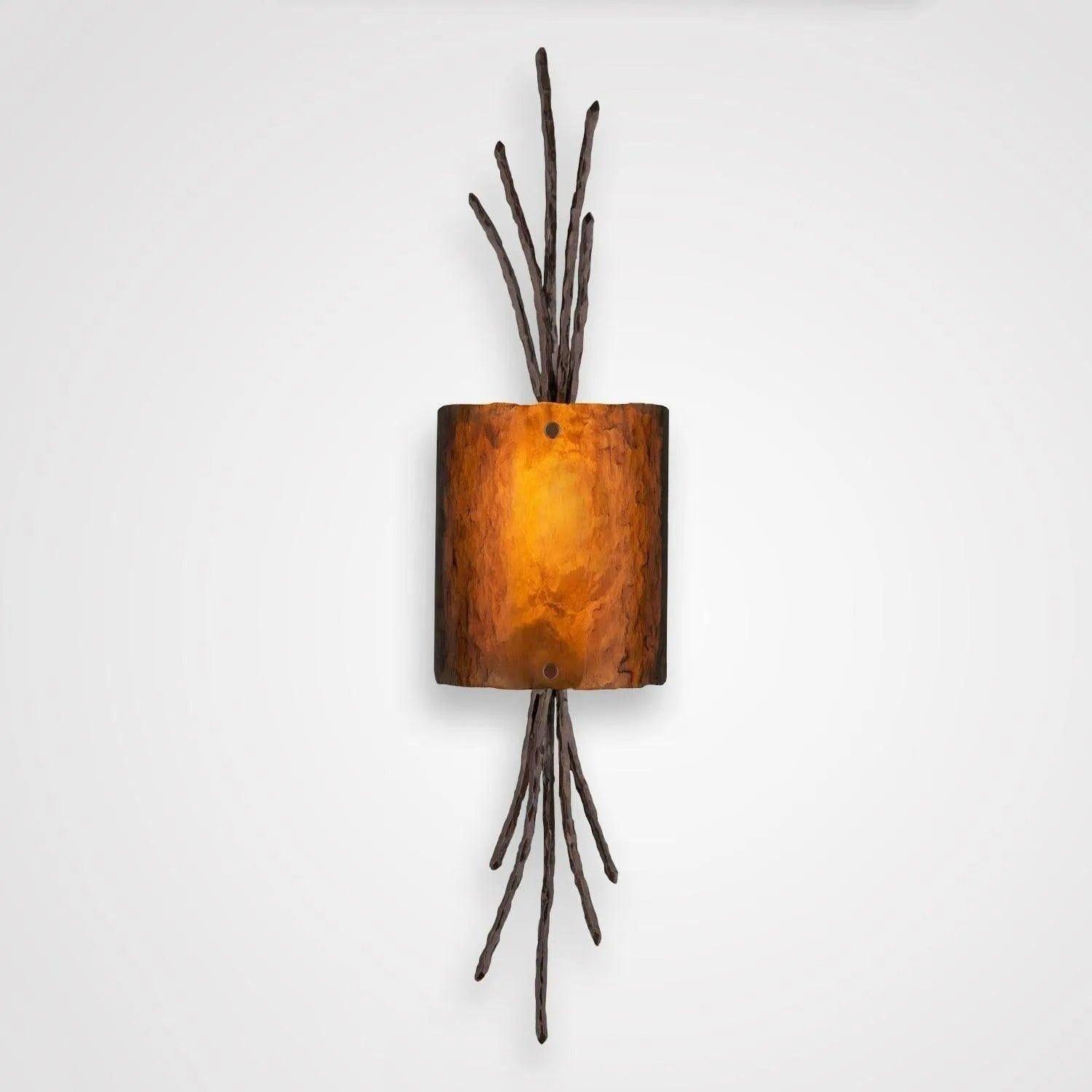 Hammerton Studio - Ironwood Thistle Cover Sconce - CSB0032-0D-RB-BG-E2 - Canada Light Shop