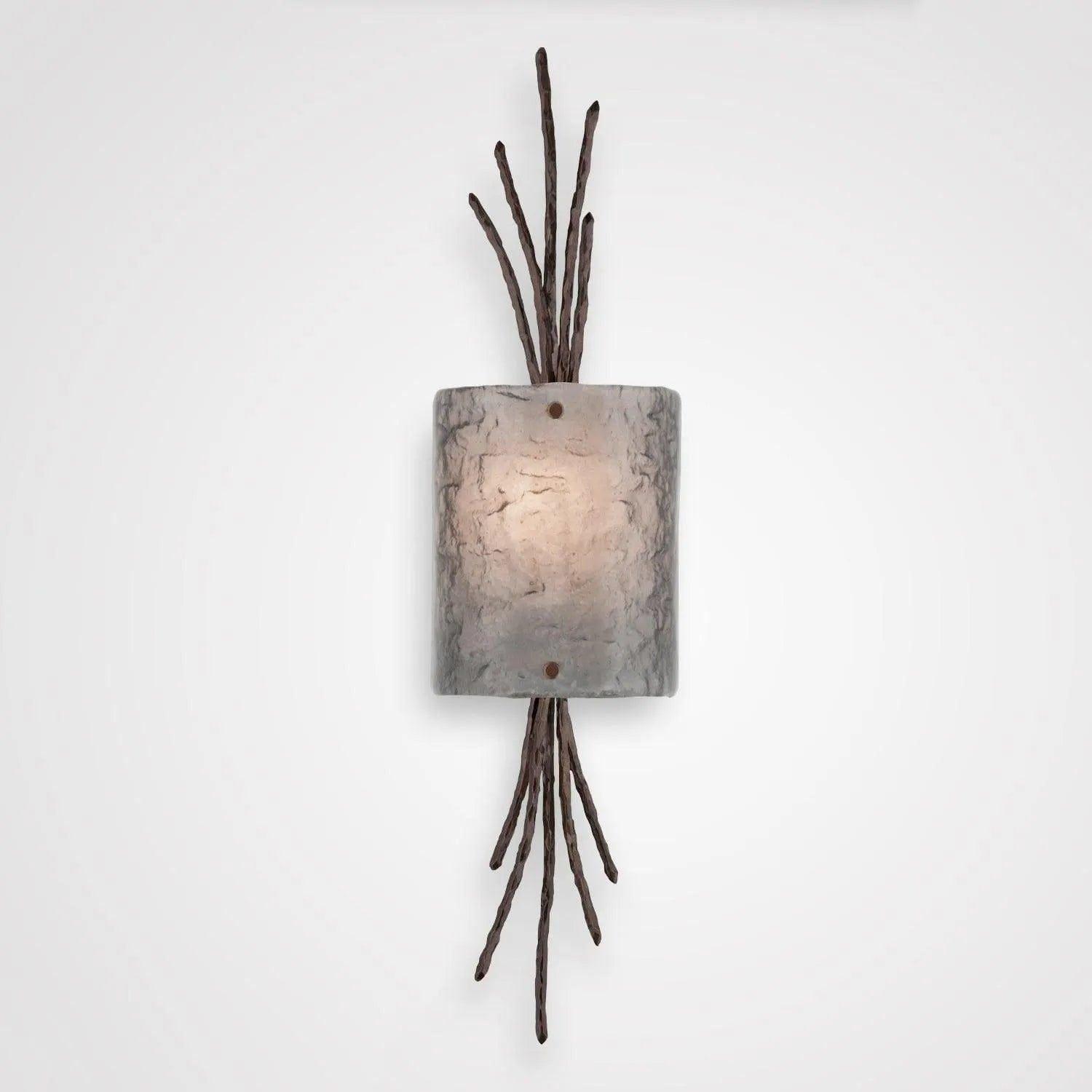 Hammerton Studio - Ironwood Thistle Cover Sconce - CSB0032-0D-RB-SG-E2 - Canada Light Shop