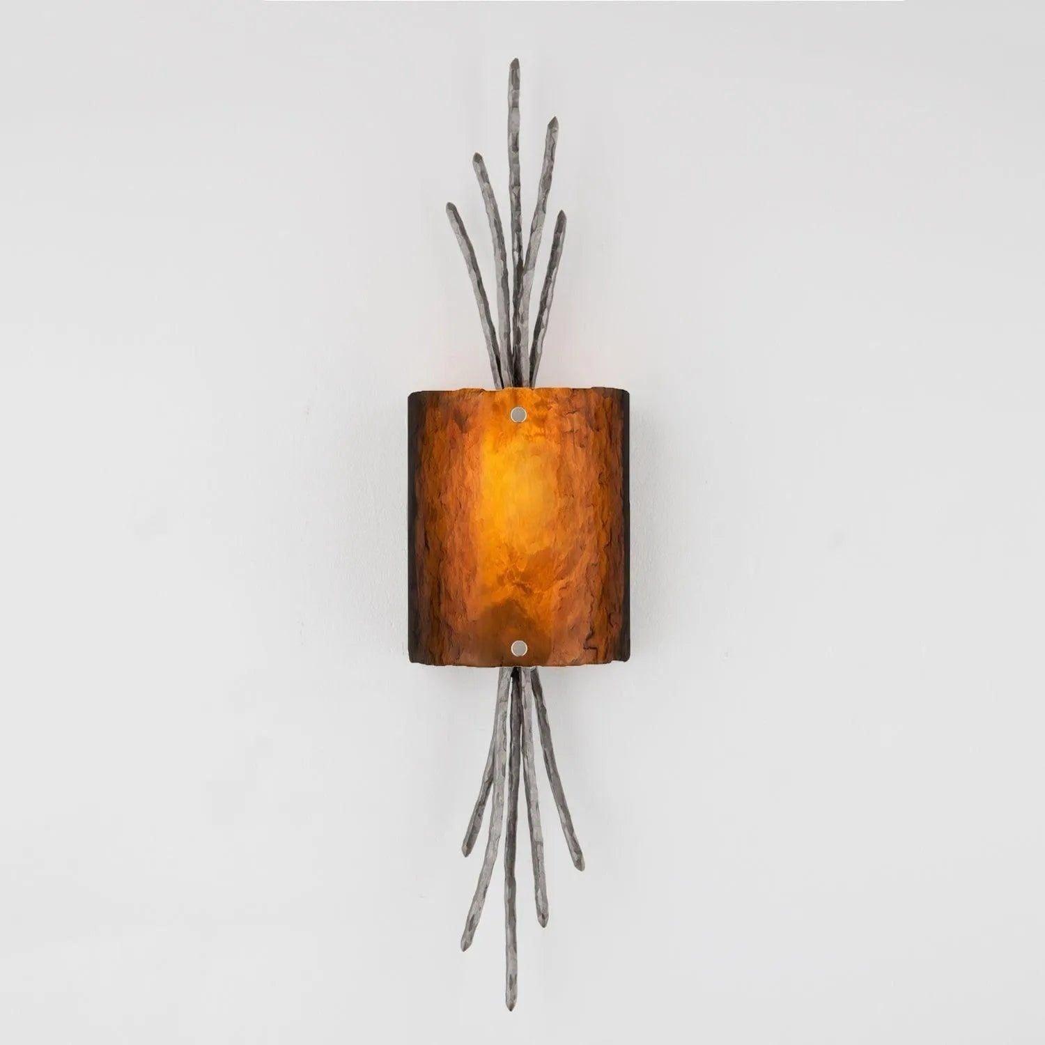Hammerton Studio - Ironwood Thistle Cover Sconce - CSB0032-0D-SN-BG-E2 - Canada Light Shop
