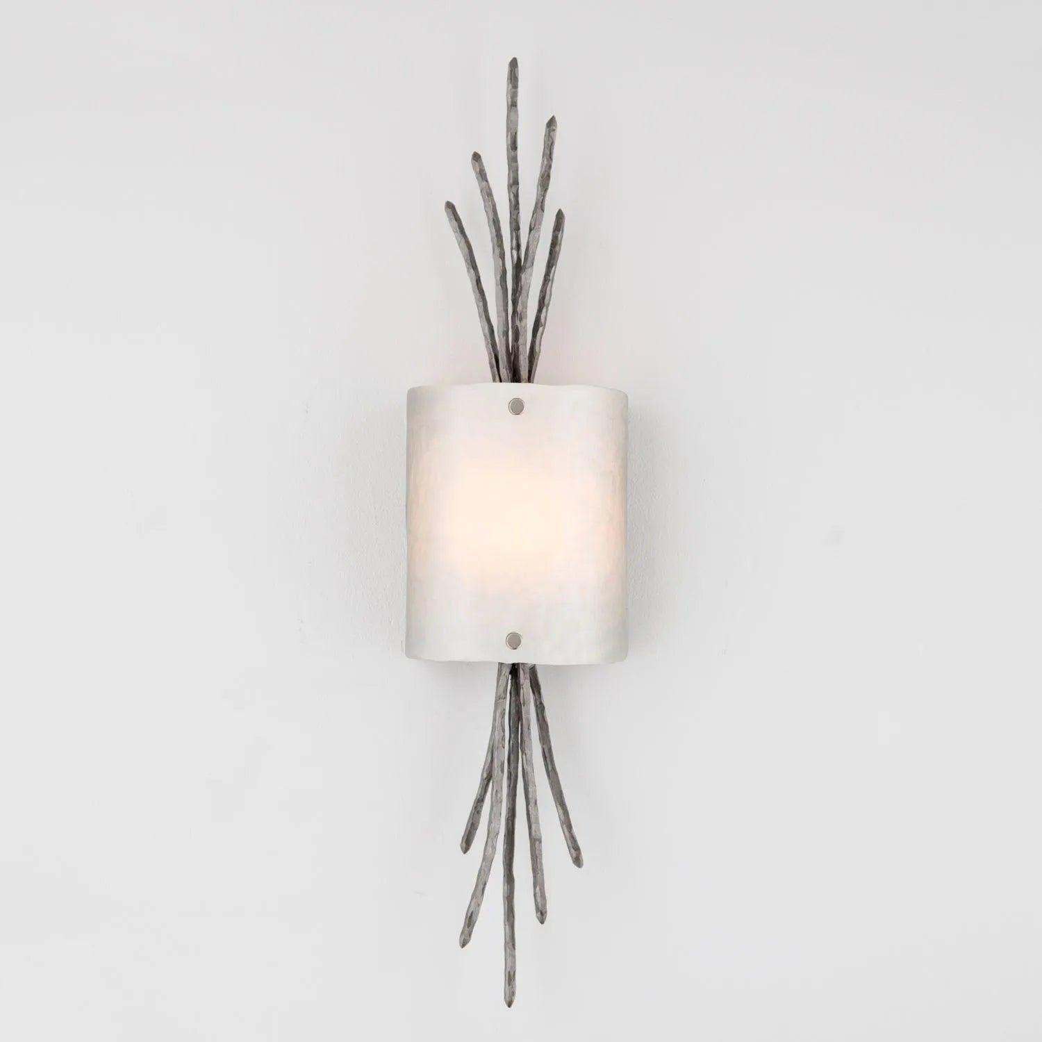 Hammerton Studio - Ironwood Thistle Cover Sconce - CSB0032-0D-SN-FG-E2 - Canada Light Shop