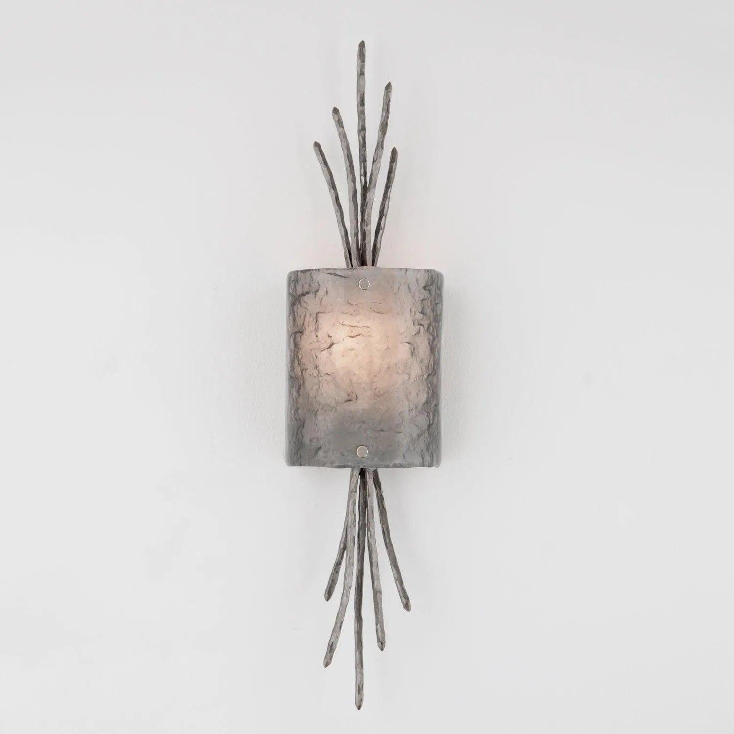 Hammerton Studio - Ironwood Thistle Cover Sconce - CSB0032-0D-SN-SG-E2 - Canada Light Shop