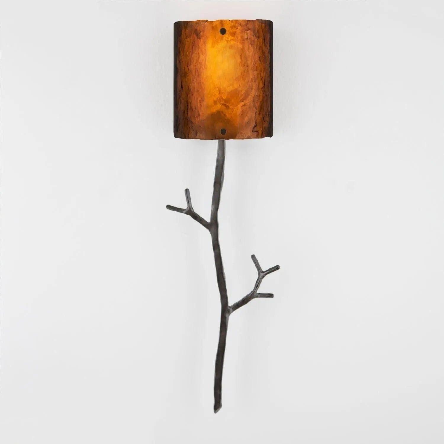 Hammerton Studio - Ironwood Twig Cover Sconce - CSB0032-0A-GM-BG-E2 - Canada Light Shop