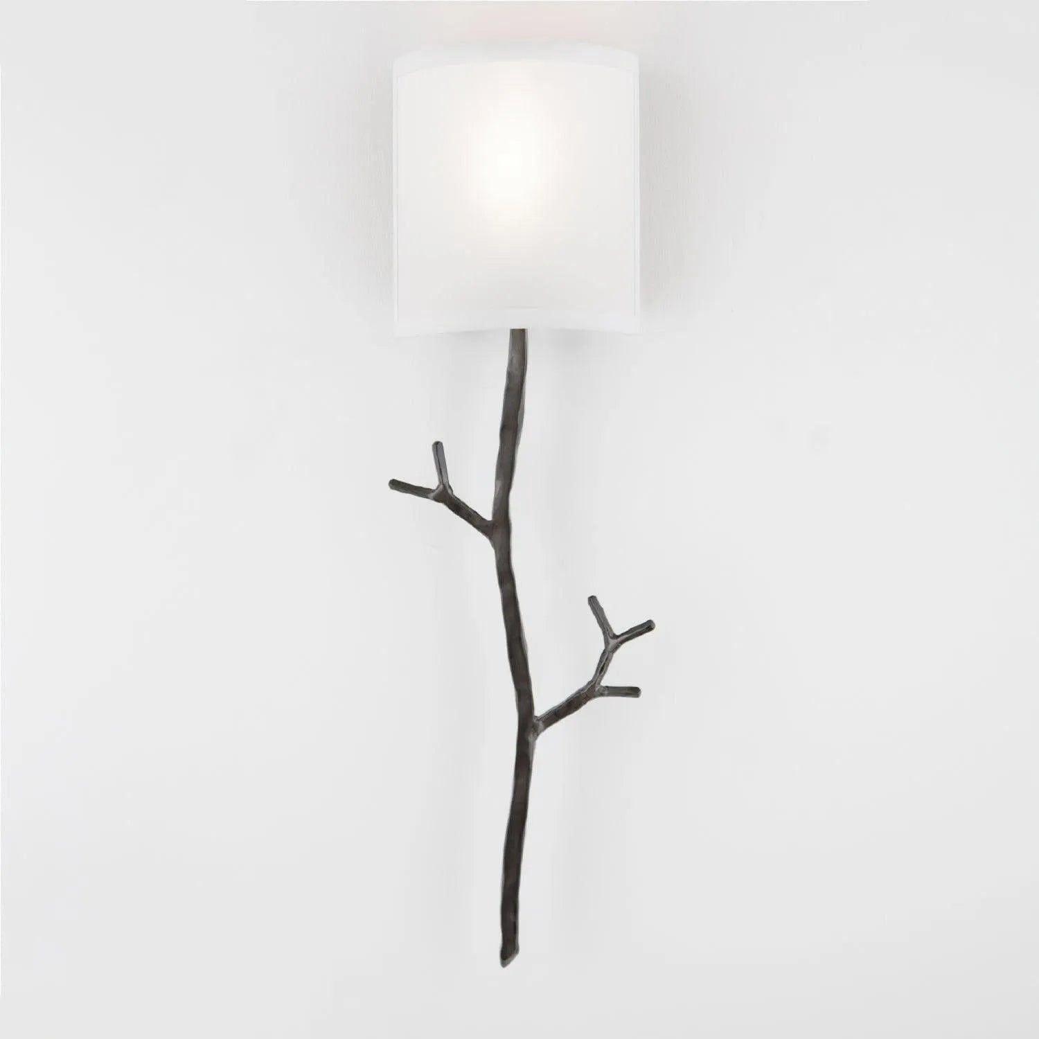 Hammerton Studio - Ironwood Twig Cover Sconce - CSB0032-0A-GM-SH-E2 - Canada Light Shop