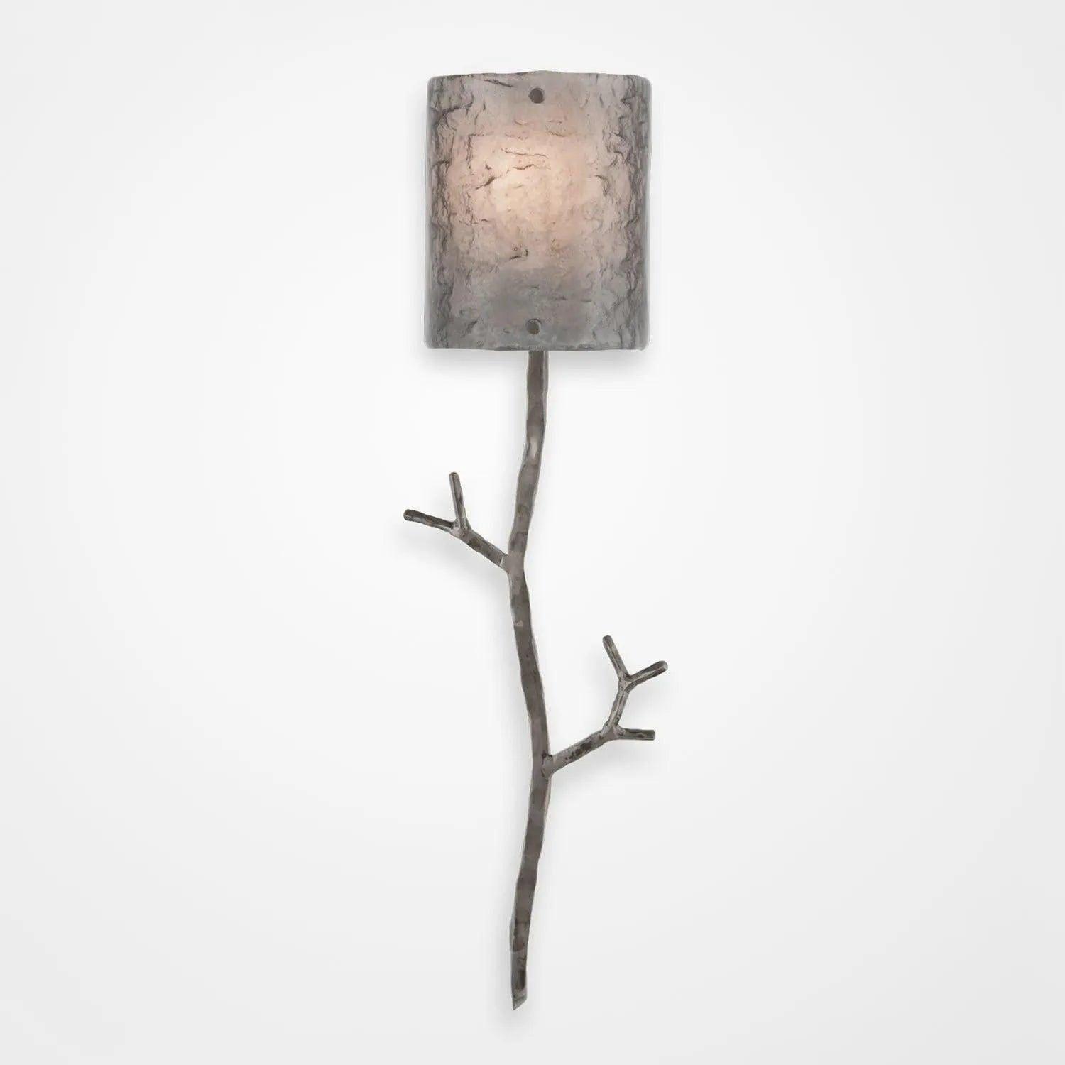 Hammerton Studio - Ironwood Twig Cover Sconce - CSB0032-0A-SN-SG-E2 - Canada Light Shop