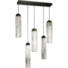 Hammerton Studio - Ledgestone Linear Multi-Port , 5-Light - PLB0056-05-MB-LC-C01-L1 - Canada Light Shop