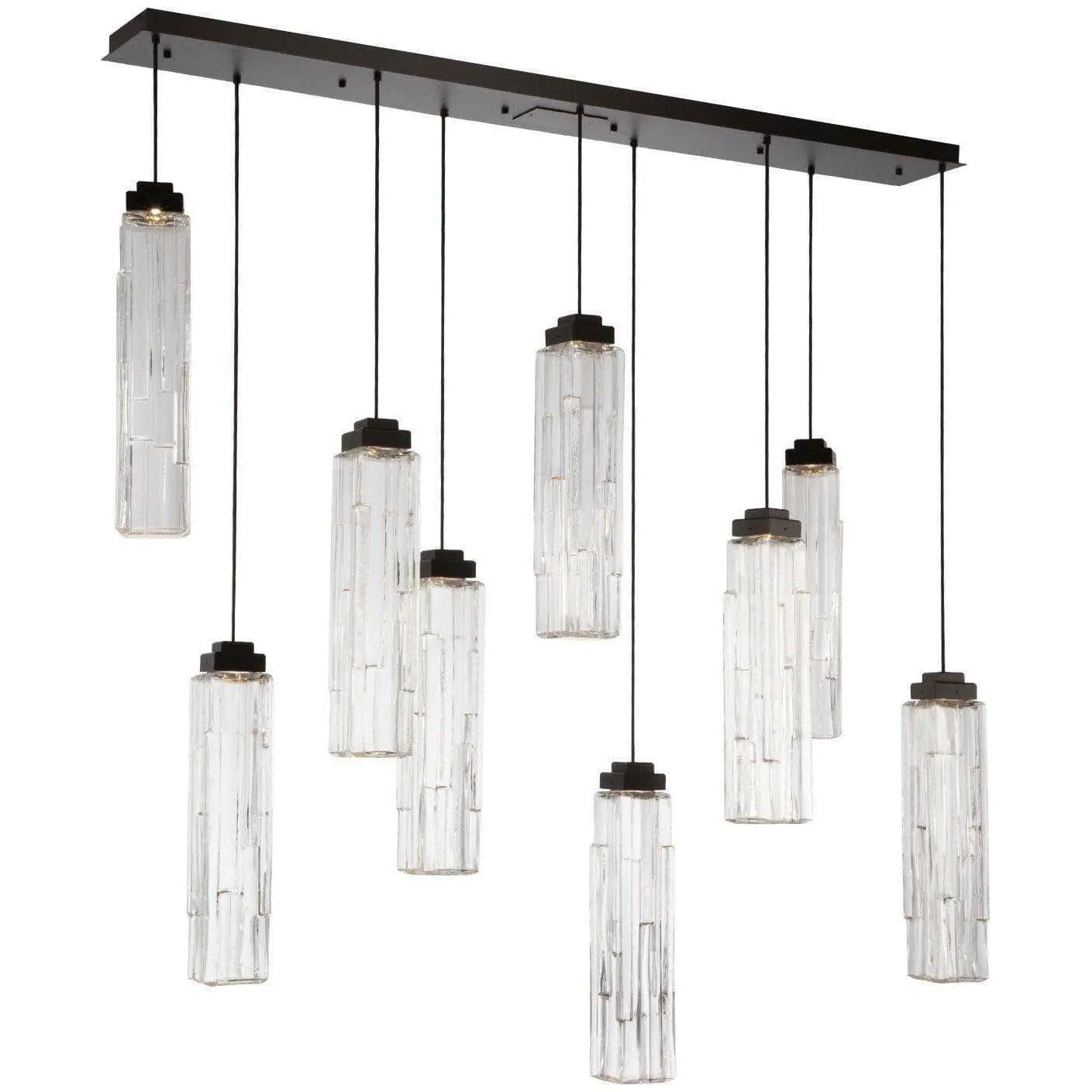 Hammerton Studio - Ledgestone Linear Multi-Port , 9-Light - PLB0056-09-MB-LC-C01-L1 - Canada Light Shop