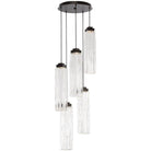 Hammerton Studio - Ledgestone Round Multi-Port , 5-Light - CHB0056-05-MB-LC-C01-L1 - Canada Light Shop
