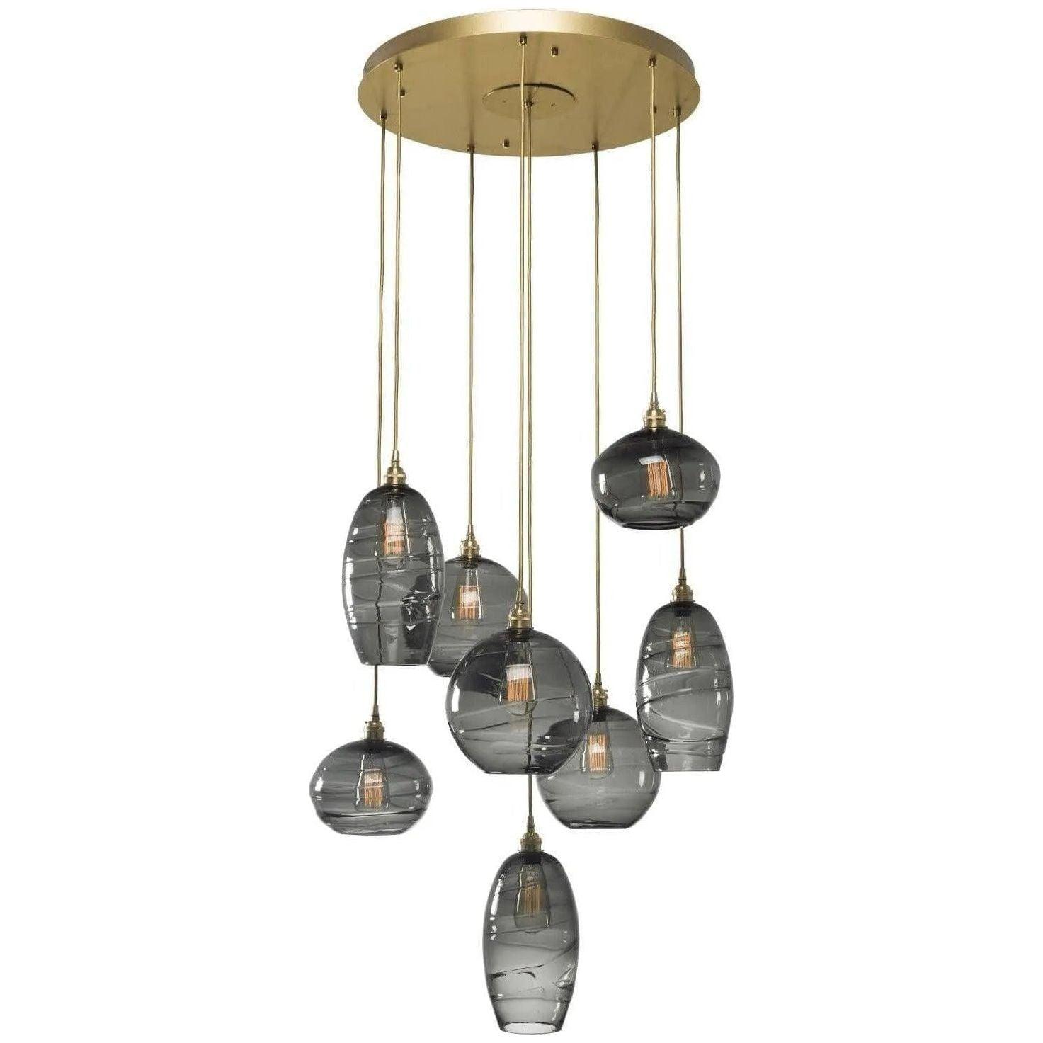 Hammerton Studio - Misto Round Multi-Port, 8-Light - CHB0048-08-GB-OS-C01-E2 - Canada Light Shop